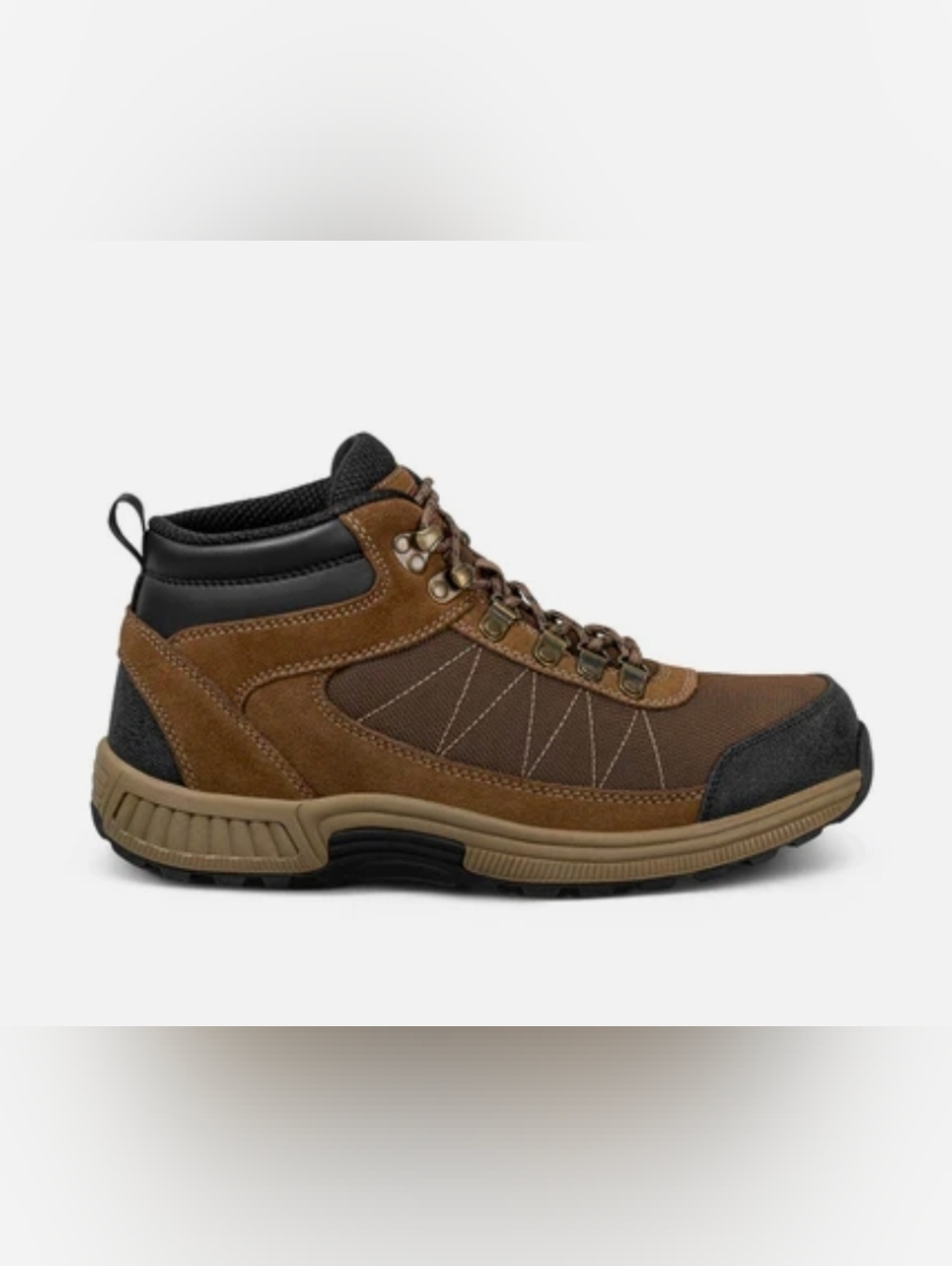 Orthofeet Men's Brown Hunter Boots - Leather